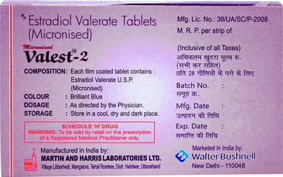 Valest 2mg Strip Of 28 Tablets