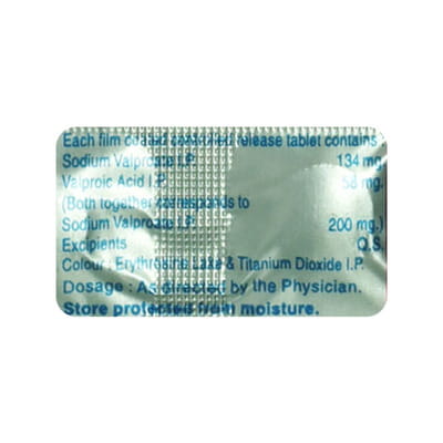 Valporil Cr 200mg Strip Of 10 Tablets