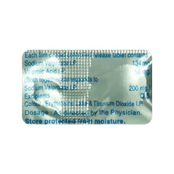 Valporil Cr 200mg Strip Of 10 Tablets