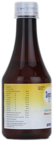 Zentop Bottle Of 200ml Syrup