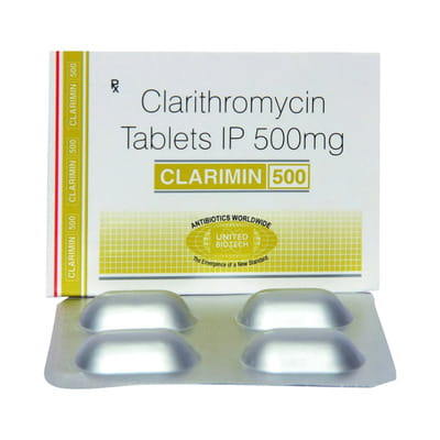 Clarimin 500mg Strip Of 4 Tablets