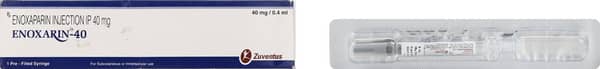 Enoxarin 40mg Pre-Filled Syringe Of 0.4ml Injection