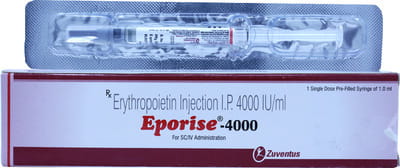 Eporise 4000iu Pre Filled Syrinage Of 1ml Injection