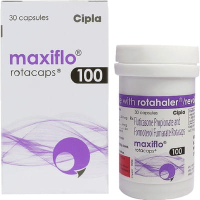 Maxiflo 100mcg Bottle Of 30 Rotacaps