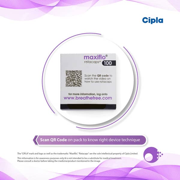 Maxiflo 100mcg Bottle Of 30 Rotacaps