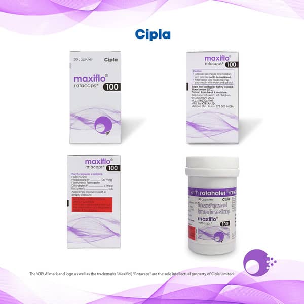 Maxiflo 100mcg Bottle Of 30 Rotacaps