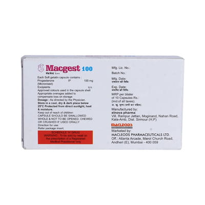 Macgest 100mg Capsule