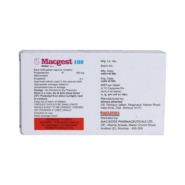 Macgest 100mg Capsule