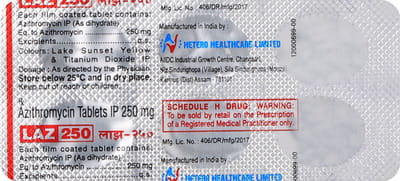 Laz 250mg Strip Of 6 Tablets