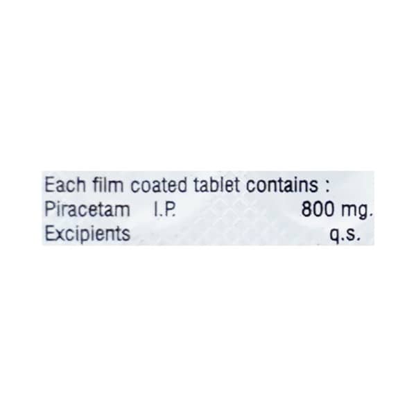 Cognitam 800Mg Strip Of 10 Tablets
