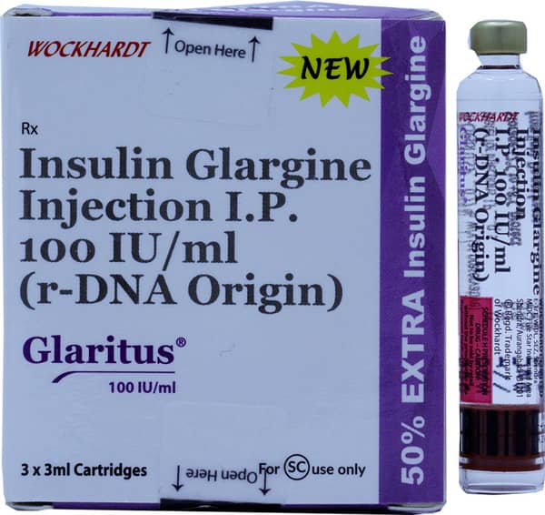 न्यू गलेरिटस 100आईयू की कार्ट्रिज 3एमएल इन्जेक्शन (पैक ऑफ 3)