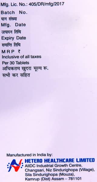 Tenof Em Bottle Of 30 Tablets