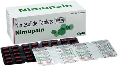 Nimupain 100mg Strip Of 10 Tablets