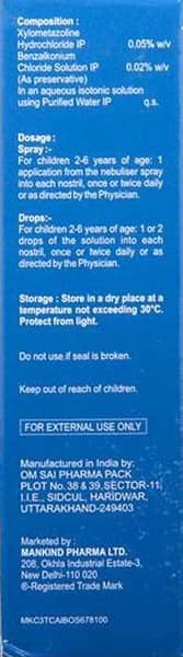 Nosikind P 0.05% Bottle Of 10ml Nasal Spray