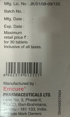 Vonavir Bottle Of 30 Tablets