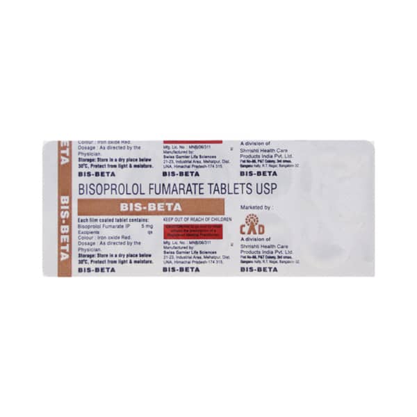 Bis Beta 5Mg Strip Of 10 Tablets