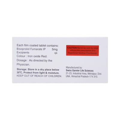 Bis Beta 5mg Strip Of 10 Tablets