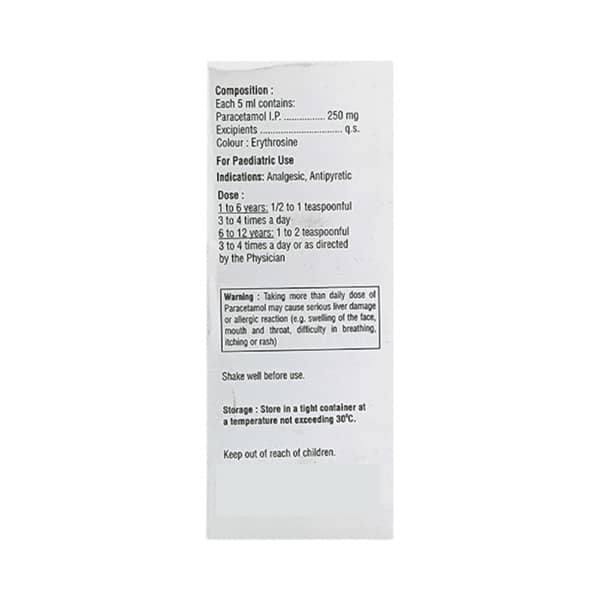 Biopyrin 250mg Bottle Of 60ml Suspension