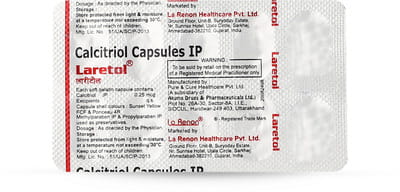 Laretol 0.25mcg Strip Of 10 Capsules