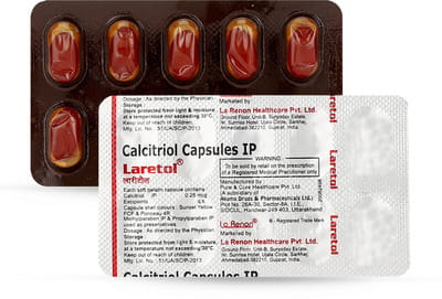 Laretol 0.25mcg Strip Of 10 Capsules