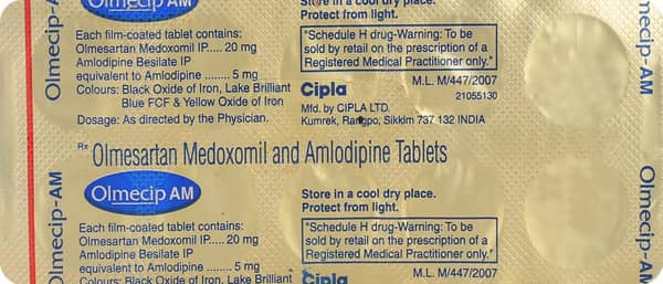 Olmecip Am Strip Of 10 Tablets