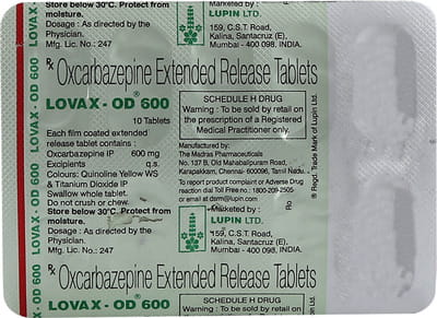 Lovax Od 600mg Strip Of 10 Tablets