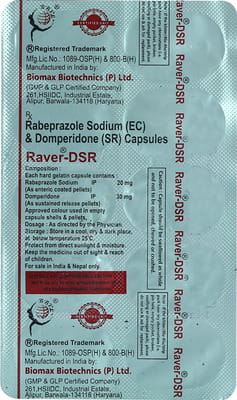 Raver Dsr Strip Of 10 Capsules