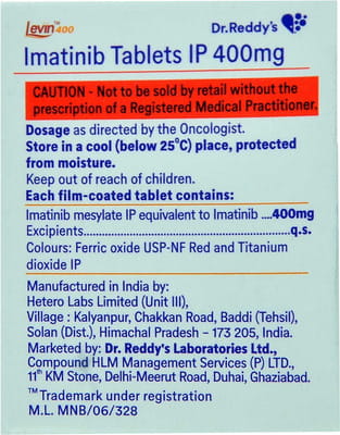 Levin 400mg Strip Of 10 Tablets