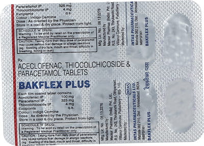 Bakflex Plus Strip Of 10 Tablets