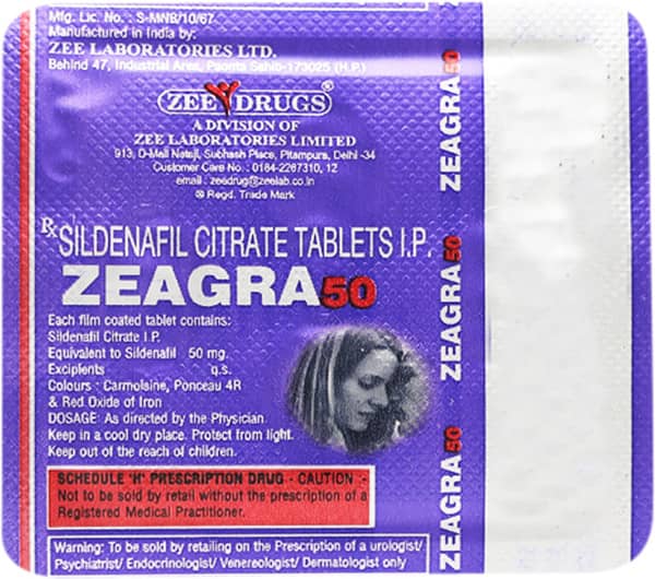 Zeagra 50 Tablet