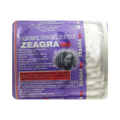 Zeagra 100mg Strip Of 4 Tablets