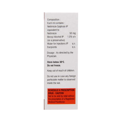Netromax 50mg Vial Of 1ml Injection