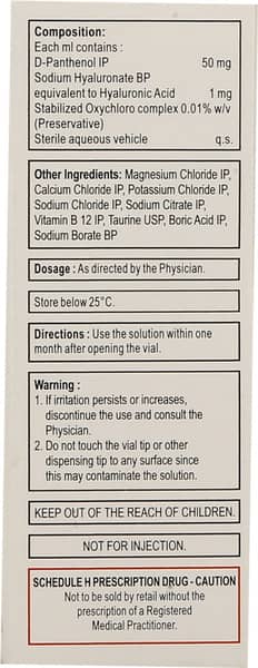 Softvisc Bottle Of 10ml Lubricant Eye Drops