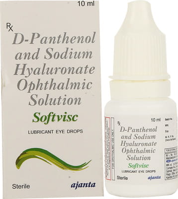 Softvisc Bottle Of 10ml Lubricant Eye Drops