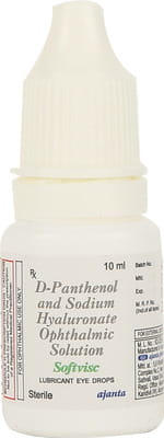 Softvisc Bottle Of 10ml Lubricant Eye Drops