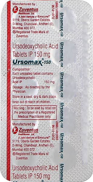 Ursomax 150mg Strip Of 10 Tablets