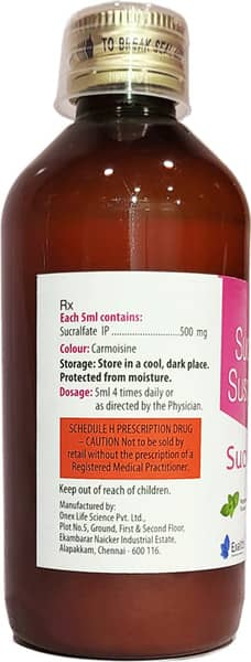 Sucralcoat Peppermint Flavour Sugar Free Bottle Of 200ml Suspension