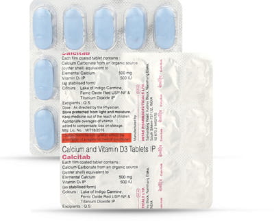 Calcitab Strip Of 15 Tablets