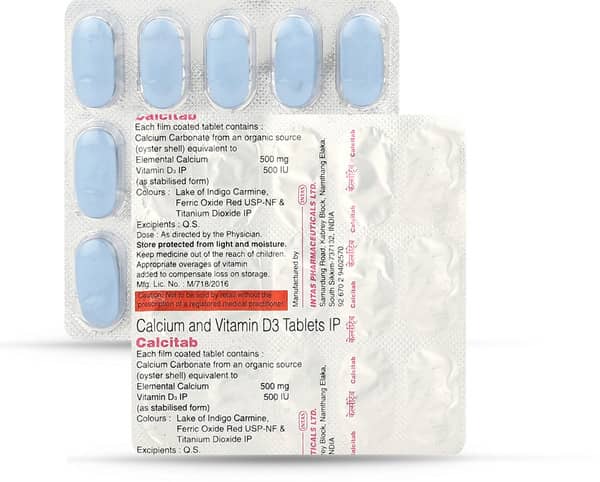 Calcitab Strip Of 15 Tablets