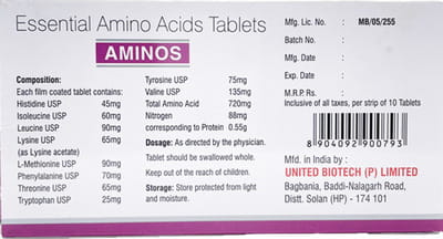 Aminos Strip Of 10 Tablets