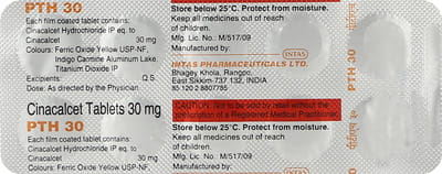 Pth 30mg Strip Of 10 Tablets