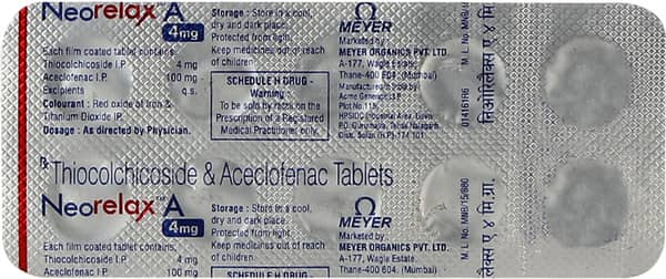Neorelax A 4mg Strip Of 10 Tablets