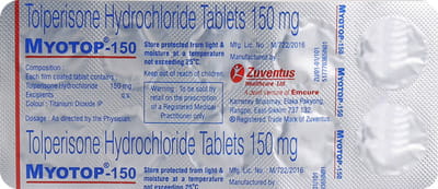 Myotop 150mg Strip Of 10 Tablets
