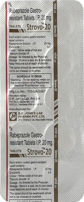 Strovo 20mg Strip Of 10 Tablets