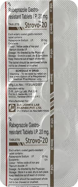 Strovo 20Mg Strip Of 10 Tablets