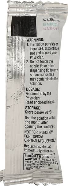 ट्रावाकोम की बोतल 2.5ml आई ड्राप