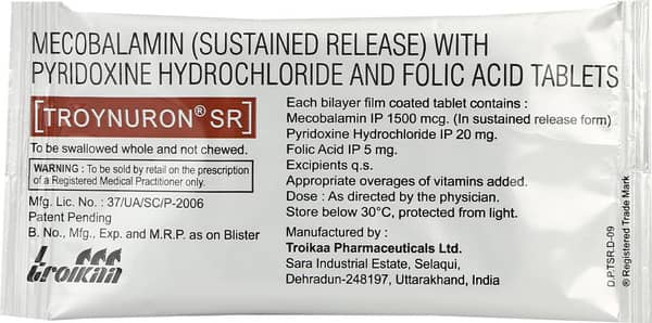 Troynuron Sr Strip Of 10 Tablets