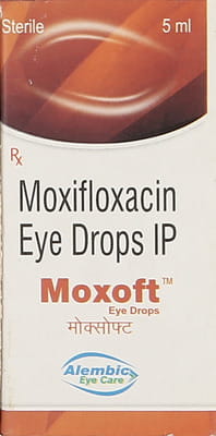 Moxoft Bottle Of 5ml Eye Drops