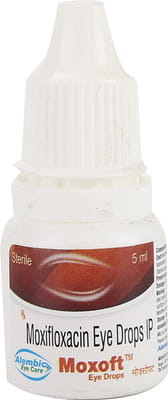 Moxoft Bottle Of 5ml Eye Drops