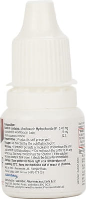 Moxoft Bottle Of 5ml Eye Drops